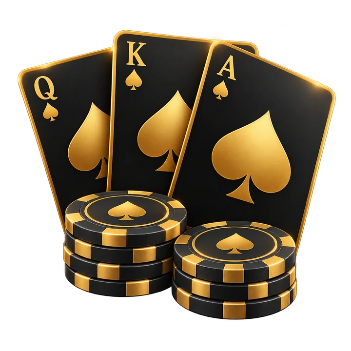 Original black-and-gold Rummy game illustration